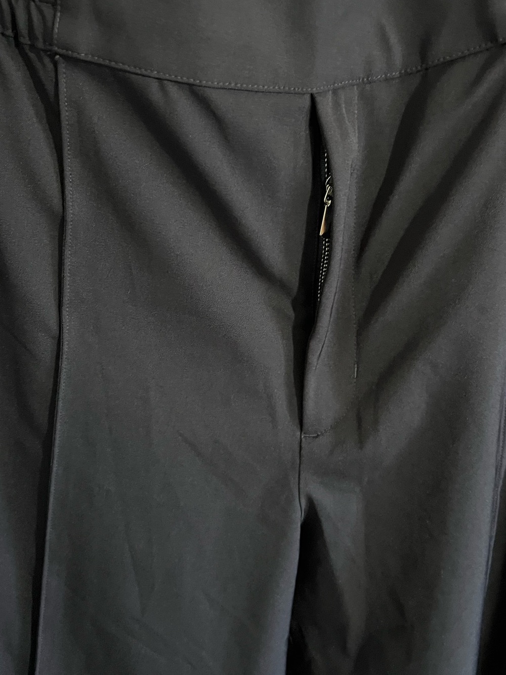 Tiffany & Co. Black Women's High-Rise Trousers with Zip Fly - Picture 6 of 6